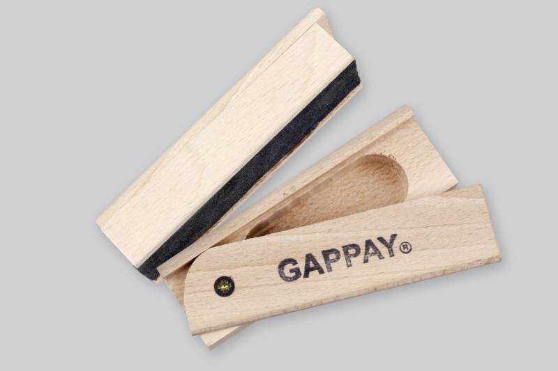 Nyomkövető tárgy tanításhoz (fa/bőr) Gappay, 1209-B