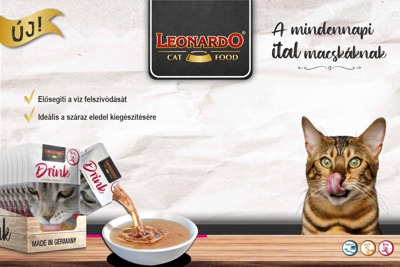 Leonardo Italok - Kiegészítő eledel macskáknak.